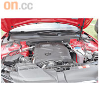 2.0 TFSI引擎早已在奧迪多個車系引證成功，省油又有力。