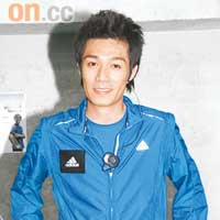 周柏豪：第二度參加渣打馬拉松10km項目<br>去年Mark Ryan只花三十分鐘左右贏第一，我的時間多他一倍，今年想找Mark一齊練習，提升狀態之餘又可以練英文嘛！