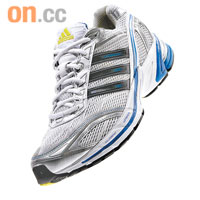 Supernova Glide 2 男裝跑鞋　$799<br>緩震設計用上3D Torsion，平均分布後踭和前掌的壓力，至於前掌新增的adiprene+ cushioning，就可改善舒適性。