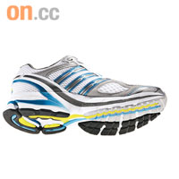 Supernova Glide 2 跑鞋　$799<br>鞋踭用上專為女士而設的3D ForMotion技術，減少着地時的撞擊力和內翻情況，鞋底就有全新的3D dual piece torsion，長時間穿着都可保持舒適。