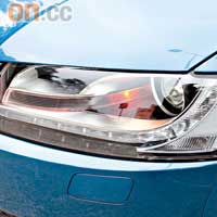 奧迪是LED的專家，A5 Sportback就用上LED日間行車照明燈。