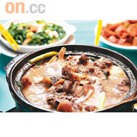 無敵的羊肉煲令人食指大動。例牌價$68