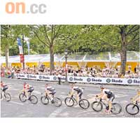 以單車起家的斯柯達，贊助了2008年的環法單車賽。