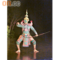 傳統面具舞猶如「泰國大戲」。