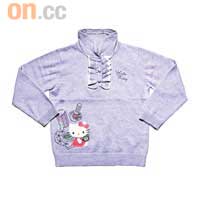紫色Hello Kitty冷衫 $438（b）