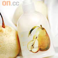 Skinfood水梨紓緩沐浴乳$135（a）<br>除水梨外，產品亦加入了清新怡人的檸檬萃取，能大大提升柔滑肌膚功效。
