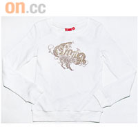 PUMA CNY白色老虎圖案Sweatshirt$299（D）