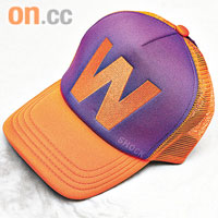 Shock紫×橙Letter Cap 原價$320（買1送2）