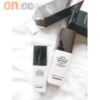 Chanel超完美修護抗皺系列面霜及眼霜。