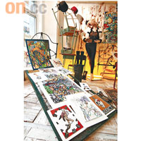 店中會有不定期藝術展覽，今期就有日本畫家Yozo的畫展，展期由即日至3月20日。