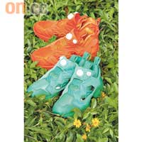 Beams × Reebok橙、綠色Pump Fury限量版波鞋$1,199/對（a）