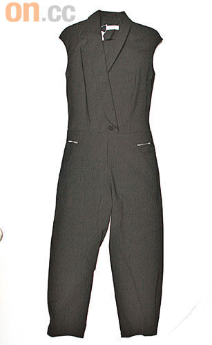 MCQ黑色西裝款連身褲 $4,499（b）