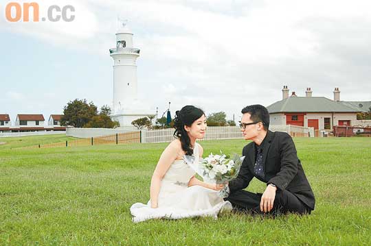 新人都來Macquarie Lighthouse取景，綠草白塔，又確係拍結婚相的好地方。