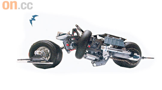 若然將蝙蝠俠架電單車改裝成雪糕車，相信都幾大工程。