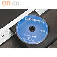 兼播BD、DVD、SACD、HDCD以及AVCHD格式燒錄的光碟。