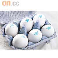 Old Cotswold Leegbar Eggs（6隻） $49.9 （f）<br>由英國搜羅到港的粉藍色蛋殼雞蛋，令人一見驚奇，且顏色乃天然形成，不含基因改造成分，絕對吃得放心。