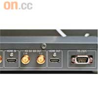 以HDMI-IN接駁BD、DVD或機頂盒，便能將2D視訊格為3D。