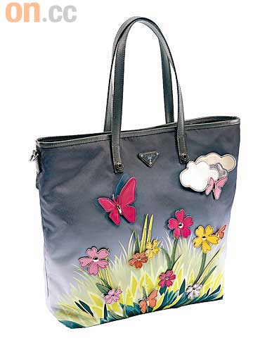 四色花園圖案Tote Bag $6,850