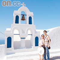 黃氏夫婦在Honeymoon Planner安排下，到希臘享受蜜月之旅。