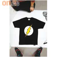 黑色閃電俠Logo Tee$320 (B)