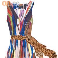 彩色民族條紋連身裙$2,000
