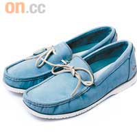Lacoste 藍色麖皮帆船鞋 $1,000 （F）