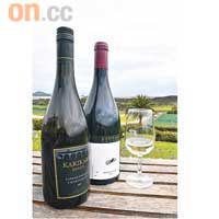 來自極北酒莊的06' Pinotage和07' Chardonnay， 分別售NZ$46（約HK$239）和NZ$37（約HK$192）。