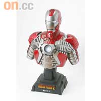 1/4 Iron Man Mark Ⅴ <br> Collectible Bust<br>零售價：$520<br>預訂價：$490<br>推出日期：今年第3季