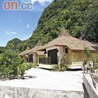Gota Village在Hunongan沙灘上新建了不少海邊Villa。