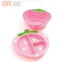 其他配件<br>士多啤梨形食具，勁有夏日Feel。食物盆$79、沙律盆$69（c）