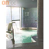 Spa內設有室內泳池及水力按摩池。