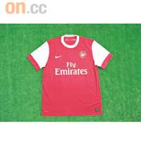 阿仙奴 2010-2011主場$479