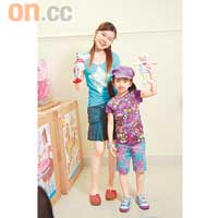 On Yo Yo：<br>Children Place紫色印花Tee	開倉價$59<br>Children Place紫色格仔褲	開倉價$89<br>Children Place紫色格仔布鞋	開倉價$89<br>Children Place紫色Cap帽	開倉價$49<br>On May：<br>Old Navy藍色Tee	開倉價$69