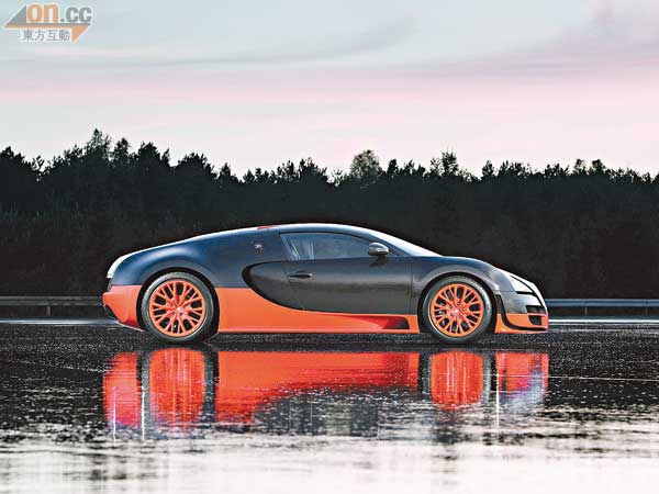 車身主線條維持Veyron 16.4的模樣，但氣動力組件已作調整。