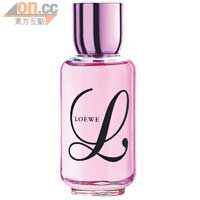 LOEWE L Loewe EDT 女士淡香水 $490/50ml （C）<br>前調：香檸檬、橘子、黑醋栗、橙花油及小蒼蘭<br>中調：白麗桃、牡丹、紫羅蘭及康 乃馨<br>基調：麝香及檀香木