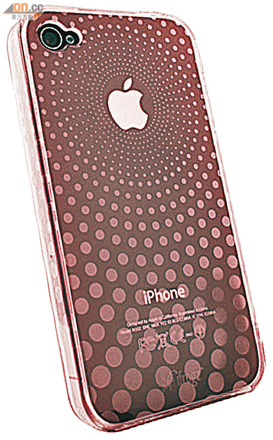 Soft Gloss$168<br>使用Bodaciou物料製成，表面有光澤，採半透明壓花紋路設計，突出機背的Apple Logo，設有4色選擇。