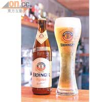 德國菜少不了啤酒，場內有Erdinger（$58）和Becks（$48）兩種。