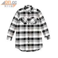 :White Chocoolate黑×白色格仔圖案恤衫$379 （e）