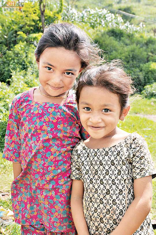 尼泊爾人輪廓很深很上鏡，小女孩非常漂亮。