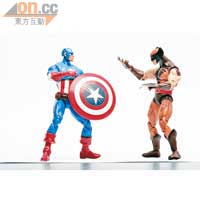 Greatest Battles Comic Parts—Captain America & Wolverine建議零售價：$149.9/套