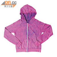 American Apparel紫色拉鏈衞衣 $340（b）