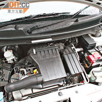 引擎着重低耗油表現，仲通過埋EURO5廢氣排放標準。