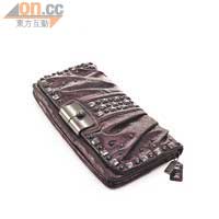 Kristin紫色窩釘Clutch Bag未定價