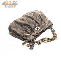 Kristin Metallic Hobo金色手袋 未定價