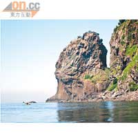 Puyuni岬形狀獨特，為知床八景之一。