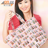 滿分精品<BR>印滿可愛娃娃圖案Tote Bag，So Cute！$249（c）