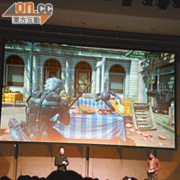 Keynote Speech上《Metal Gear Solid Rising》製作人仲示範咗個「劈西瓜」小遊戲，非常搞笑！