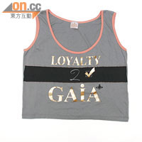 Vivienne Westwood Gold Label灰×金色LOYALTY 2 GAIA Tee $1,590（Both from b）