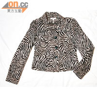 斑馬紋西裝褸 $8,990