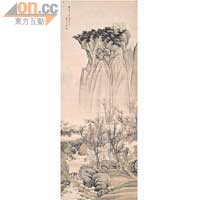 陳卓是金陵畫派頗重要的代表畫家，被評為金陵八家之首，擅長繪畫山水樓閣，這幅《秋山靜賞圖》是其存世作品之一。
